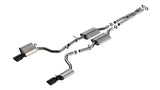 Borla 19-23 Dodge Charger GT 3.6L V6 RWD ATAK Catback Exhaust - Black Chrome Tips - Miami AutoSport Technik