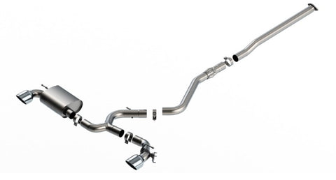 Borla 22-23 Hyundai Kona N 2.0L 4 CYL. Turbo AT/MT ATAK Catback Exhaust Bright Chrome - Miami AutoSport Technik