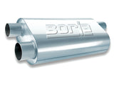 Borla Universal Oval Transverse 2.5in Inlet/Outlet 19in x 10.25in x 5.5in Turbo XL Muffler - Miami AutoSport Technik