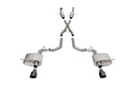 Corsa 18-22 Dodge Durango SRT 392 Cat-Back 2.75in Dual Rear Exit Xtreme 4.5in Black PVD Tips - Miami AutoSport Technik