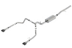 Borla 19 Chevrolet Silverado/GMC Sierra 1500 6.2L SS Touring Catback Exhaust - Black Chrome Tips - Miami AutoSport Technik