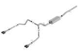 Borla 19 Chevrolet Silverado/GMC Sierra 1500 6.2L SS Touring Catback Exhaust - Black Chrome Tips - Miami AutoSport Technik