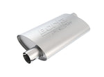 Borla Universal Pro-XS Oval 2.25in Inlet / Outlet Offset Notched Muffler - Miami AutoSport Technik