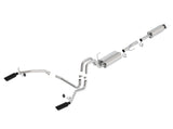 Borla 11-14 Ford F-150 5.0L Stainless Steel S-Type Catback Exhaust - 4in Tips Single Split Rear Exit - Miami AutoSport Technik