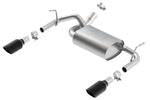 Borla 12-14 Jeep Wrangler JK 2/4Dr Rr Section ATAK Single Square Rlld Angle-Cut Black Chrome Exhaust - Miami AutoSport Technik