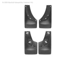 WeatherTech 07 Chevrolet Silverado No Drill Mudflaps - Black - Miami AutoSport Technik