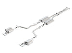 Borla 11-14 Dodge Challenger 3.6L AT/MT RWD 2Dr Single Split Rear Exit Rectangle Tip Catback Exhaust - Miami AutoSport Technik