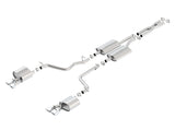 Borla 11-14 Dodge Challenger 3.6L AT/MT RWD 2Dr Single Split Rear Exit Rectangle Tip Catback Exhaust - Miami AutoSport Technik