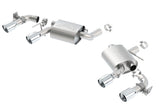 Borla 16 Chevy Camaro SS 6.2L w/ Dual NPP S-Type Quad RD RL Tips Dual Exit Rear Section Exhaust - Miami AutoSport Technik