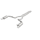 MagnaFlow Cat Back, SS, 3in, Street, Dual Split Polished 4.5in Tips 2015 Ford Mustang GT V8 5.0L - Miami AutoSport Technik