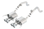 Borla 14-15 Chevy Corvette C7 w/o AFM w/o NPP Atak Rear Section Exhaust Quad Rd RL Tips - Miami AutoSport Technik