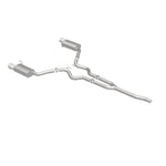 MagnaFlow Cat Back, SS, 2.5in, Street, Dual Split Polished 4.5in Tips 2015 Ford Mustang Ecoboost - Miami AutoSport Technik