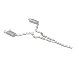 MagnaFlow Cat Back, SS, 2.5in, Street, Dual Split Polished 4.5in Tips 2015 Ford Mustang Ecoboost - Miami AutoSport Technik