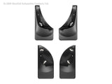 WeatherTech 99-07 Ford F250/F350/F450/F550 No Drill Mudflaps - Black - Miami AutoSport Technik