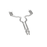 MagnaFlow Cat Back, SS, 3in, Street, Dual Split Polished 4.5in Tips 2015 Ford Mustang GT V8 5.0L - Miami AutoSport Technik