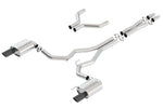 Borla Atak Cat-Back 15-17 Ford Mustang GT 5.0L V8 MT/AT 3in pipe 4in Black Chrome Tips - Miami AutoSport Technik