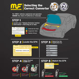 MagnaFlow Conv Universal 2.25 inch PC2 Rear - Miami AutoSport Technik