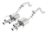 Borla 14-15 Chevy Corvette C7 6.2L RWD w/AFM &NPP ATAK-Type Dual Rd Rolled Center Rear Exit Exhaust - Miami AutoSport Technik
