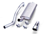 Borla 97-99 Jeep Wrangler 2.5/4.0L w/o Hitch Cat-Back 2.25in Single Sqr Angle Cut Phntm Rear - Miami AutoSport Technik