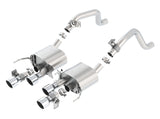 Borla 14-15 Chevy Corvette C7 6.2L RWD w/AFM &NPP ATAK-Type Dual Rd Rolled Center Rear Exit Exhaust - Miami AutoSport Technik