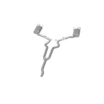MagnaFlow Cat Back, SS, 2.5in, Street, Dual Split Polished 4.5in Tips 2015 Ford Mustang Ecoboost - Miami AutoSport Technik