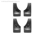 WeatherTech 01-06 Chevrolet Silverado No Drill Mudflaps - Black - Miami AutoSport Technik