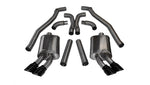 Corsa 12-13 Chevrolet Camaro Coupe ZL1 6.2L V8 Black Sport Cat-Back + XO Exhaust - Miami AutoSport Technik