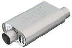 Borla CrateMuffler SBC Hot 350/383 3 inch Offset/Center 14in x 4.35in x 9in Oval Muffler - Miami AutoSport Technik