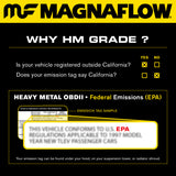 MagnaFlow Conv DF 02-06 Cadillac Escalade / 02-06 Chevy Avalanche 5.3L Dual Conv Y-Pipe Assembly 2WD - Miami AutoSport Technik