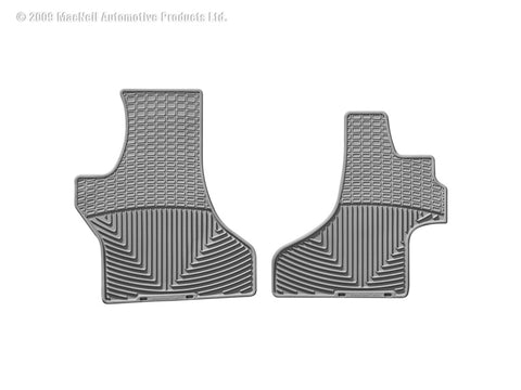 WeatherTech 95-05 Chevrolet Astro Van Front Rubber Mats - Grey - Miami AutoSport Technik