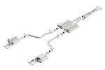 Borla 11-14 Dodge Challenger 3.6L AT/MT RWD 2Dr Single Split Rear Exit Rectangle Tip Catback Exhaust - Miami AutoSport Technik