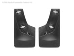 WeatherTech 07-13 Chevrolet Silverado No Drill Mudflaps - Black - Miami AutoSport Technik