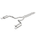 MagnaFlow Cat Back, SS, 3in, Street, Dual Split Polished 4.5in Tips 2015 Ford Mustang GT V8 5.0L - Miami AutoSport Technik