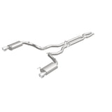 MagnaFlow Cat Back, SS, 3in, Street, Dual Split Polished 4.5in Tips 2015 Ford Mustang GT V8 5.0L - Miami AutoSport Technik