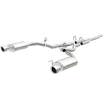 MagnaFlow Cat Back, SS, 2.5in, Street, Dual Split Polished 4.5in Tips 2015 Ford Mustang Ecoboost - Miami AutoSport Technik