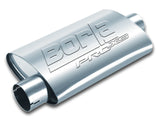 Borla Universal Center/Offset Oval 2in Tubing 14in x 4.25in x 7.88in PRO-XS Notched Muffler - Miami AutoSport Technik