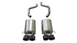 Corsa 09-13 Chevrolet Corvette (C6) 6.2L Black Xtreme Axle-Back Exhaust w/4.5in Tips - Miami AutoSport Technik