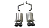 Corsa 09-13 Chevrolet Corvette (C6) 6.2L Black Xtreme Axle-Back Exhaust w/4.5in Tips - Miami AutoSport Technik