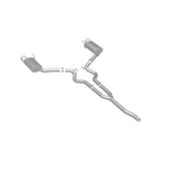 MagnaFlow Cat Back, SS, 2.5in, Street, Dual Split Polished 4.5in Tips 2015 Ford Mustang Ecoboost - Miami AutoSport Technik