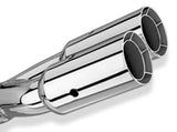 Borla Universal Polished Tip Dual Round Intercooled (inlet 2 1/2in. Outlet 3in) *NO Returns* - Miami AutoSport Technik