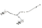 Borla 15-16 Subaru WRX / STI 2.5L S-Type Cat-Back Exhaust Quad Rd RL Tips - Miami AutoSport Technik