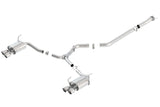 Borla 15-16 Subaru WRX / STI 2.5L S-Type Cat-Back Exhaust Quad Rd RL Tips - Miami AutoSport Technik