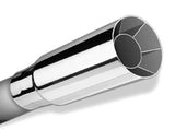 Borla Universal Polished Tip Single Round Intercooled (inlet 2 1/4in. Outlet 2 1/2in)  *NO Returns* - Miami AutoSport Technik