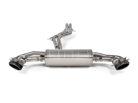 Akrapovic 2020+ Audi RS Q8 (M4) Evolution Line Cat Back (Titanium) w/Carbon Fiber/Titanium Tips - Miami AutoSport Technik