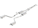 Borla 15-16 Dodge Charger 3.6L V6 S-Type Cat Back Exhaust (Uses Factory Valence) - Miami AutoSport Technik