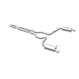 MagnaFlow Cat Back, SS, 3in, Street, Dual Split Polished 4.5in Tips 2015 Ford Mustang GT V8 5.0L - Miami AutoSport Technik
