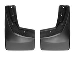 WeatherTech 14+ Chevrolet Silverado No Drill Mudflaps - Black - Miami AutoSport Technik