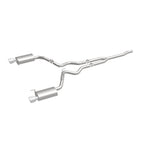 MagnaFlow Cat Back, SS, 2.5in, Street, Dual Split Polished 4.5in Tips 2015 Ford Mustang Ecoboost - Miami AutoSport Technik