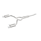 MagnaFlow Cat Back, SS, 2.5in, Street, Dual Split Polished 4.5in Tips 2015 Ford Mustang Ecoboost - Miami AutoSport Technik