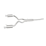 MagnaFlow Cat Back, SS, 2.5in, Street, Dual Split Polished 4.5in Tips 2015 Ford Mustang Ecoboost - Miami AutoSport Technik